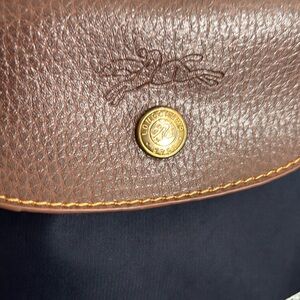 Longchamp Navy Eiffel Tower Paris Limited Edition Nylon Tote